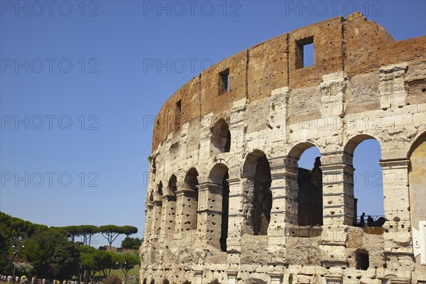 The Colosseum, Amphitheatrum Novum or Amphitheatrum Flavium, Colosseo, Anfiteatro Flavio,