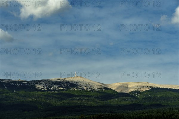 South face of Mont Ventoux (1910m) . Vaucluse. Provence-Alpes-Côte d'Azur. France