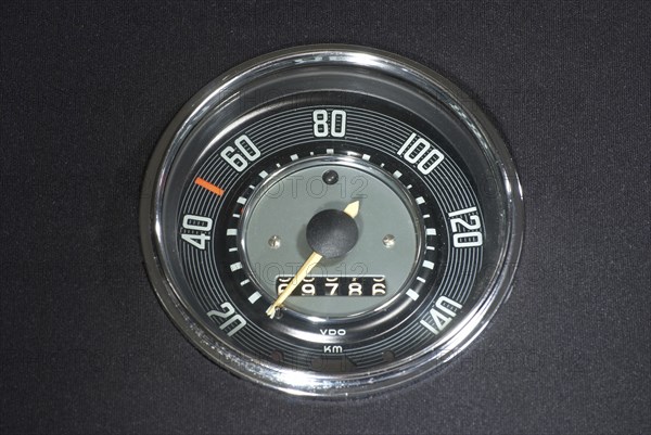 Speedometer, analogue, VDO company, Hamburg, Hamburg, Federal Republic of Germany