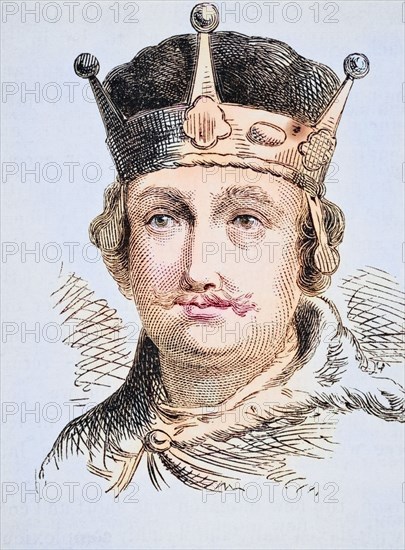 William Rufus, King William II of England, ca. 1056 to 1100, from: The National and Domestic