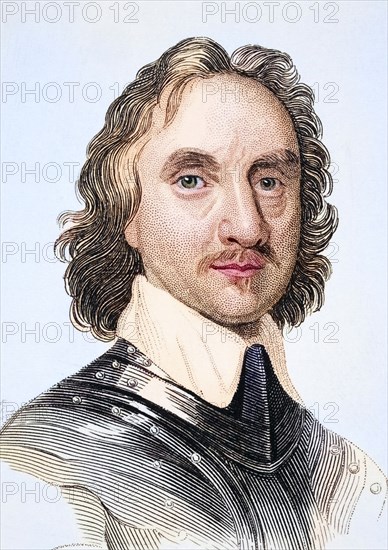Oliver Cromwell, 1599 to1658, English military leader and politician, Head of State 1653 to 1659,