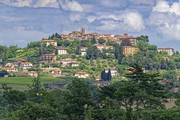 Panorama of Montegabbione, an Italian municipality in the province of Terni in the Umbria region.
