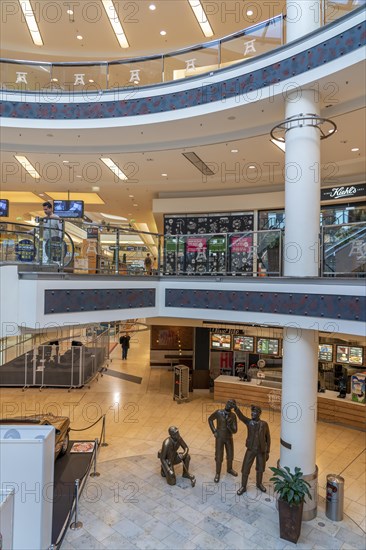 Effects of the coronavirus pandemic in Germany, Essen, empty shopping centre, Limbecker Platz