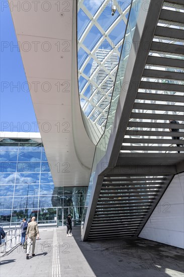 Bus station, public transport connection at The Hague Central Station, Centraal Station,