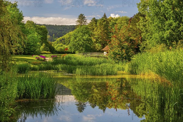 Spa town of Bad Pyrmont, Lower Saxony state spa, Emmer, Emmertal, Weserbergland, Lower Saxony,
