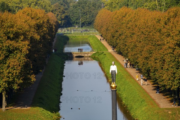 Historic baroque gardens in Kleve, from the 17th century, amphitheatre on the Springenberg,