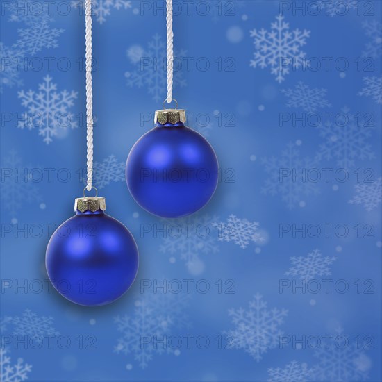 Christmas with Christmas baubles Christmas decoration decoration Christmas card card square and