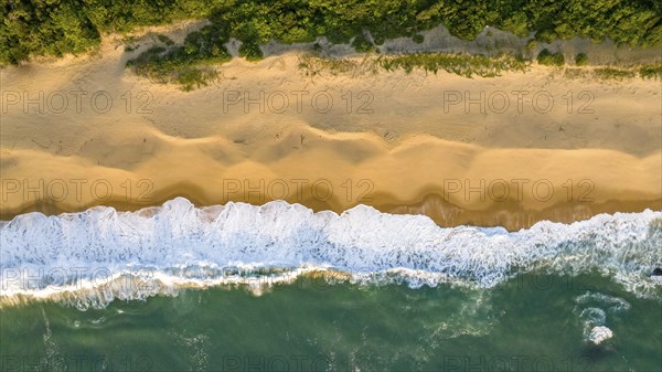 Balneario Camboriu in Santa Catarina. Taquaras Beach and Laranjeiras Beach in Balneario Camboriu.