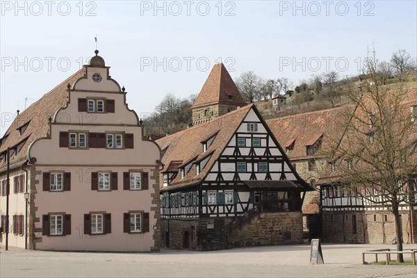 Building in the monastery courtyard, Maulbronn, Germany, Europe