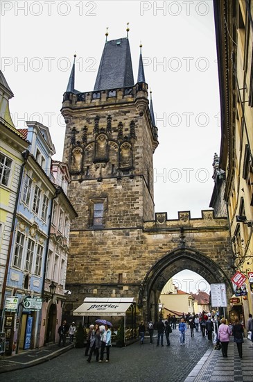 PRAGUE, CZECH REPUBLIC, OCTOBER 06: View on Powder Tower on October 06, 2008 in Prague, Czech