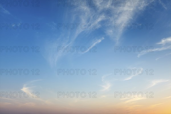 Beautiful dramatic scenic sunset sky background