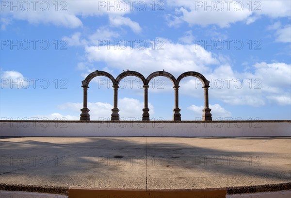 Famous Puerto Vallarta sea promenade, El Malecon, with ocean lookouts, beaches, scenic landscapes