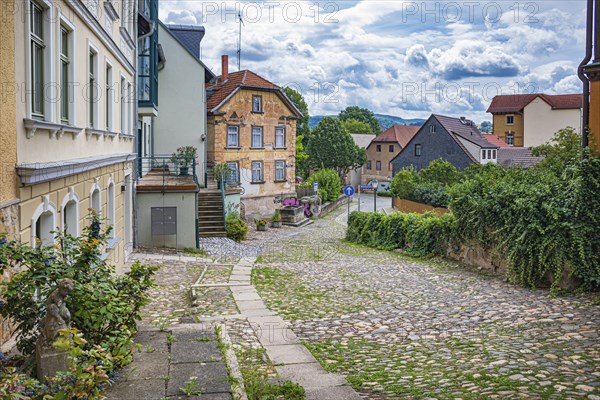 Weinbergstraße in Rudolstadt, Thuringia, Germany, Europe