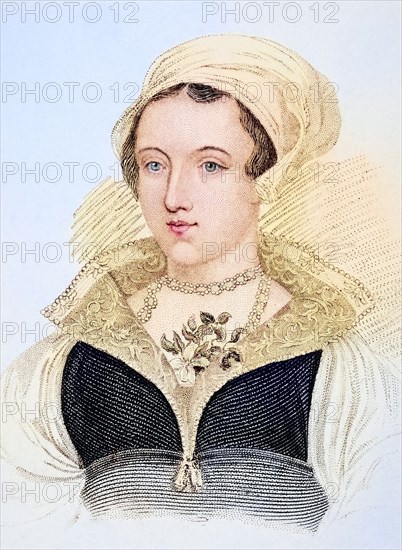 Lady Jane Grey alias Lady Jane Dudley, 1537 to 1554, titular Queen of England for nine days in 1553