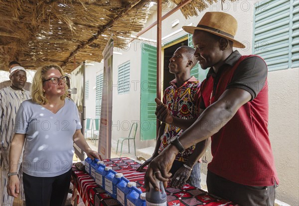 Svenja Schulze (SPD), Federal Minister for Economic Cooperation and Development visits the