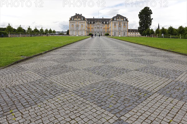 Augustusburg Castle also known as Brühl Castle, east façade, Brühl, North Rhine-Westphalia,