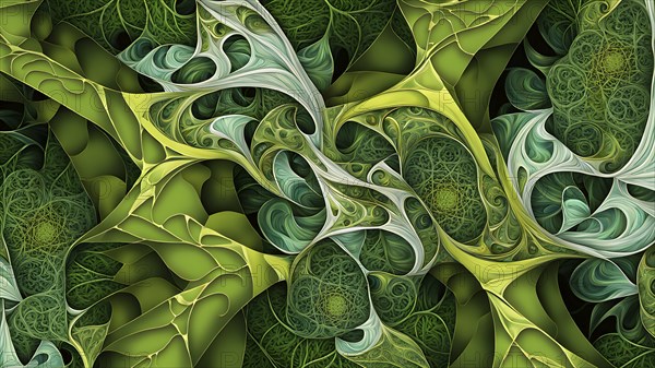 Abstract illustration of fractal patterns found in nature representing the application of