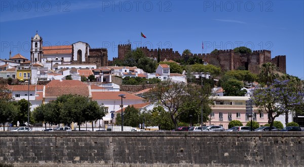 Silves, Castle, Castelo de Silves, Cathedral, Sé Catedral de Silves, Algarve, Portugal, Europe