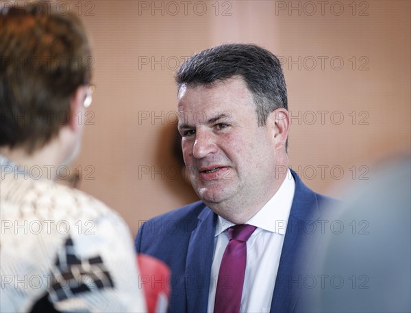 Hubertus Heil, Federal Minister of Labour and Social Affairs, pictured at the start of a cabinet