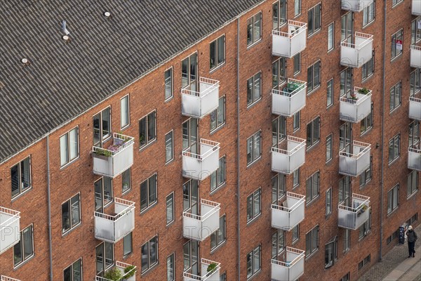 Residential building, Christianshavn, Copenhagen, Denmark, Europe