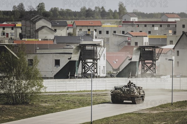 Büffel armoured recovery vehicle, photographed as part of a Bundeswehr exercise with armed forces