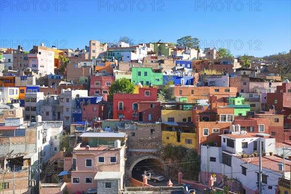 Guanajuato, Mexico, scenic old town streets, Central America