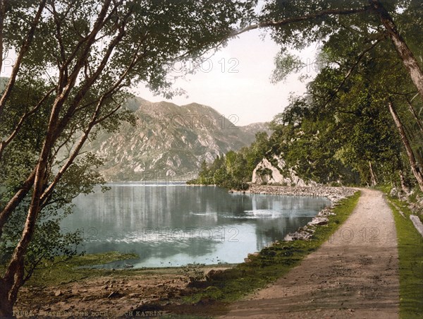 Loch Katrine, Loch Ceiterein, a dammed freshwater loch in Scotland, Historical, digitally restored