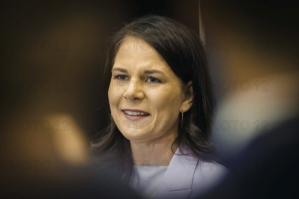 Annalena Bärbock (Alliance 90/The Greens), Federal Foreign Minister, gives a press briefing on the