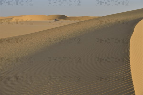 Dunes in the Nubian Desert in Dongola, Northern State, Nubia, Sudan, Africa