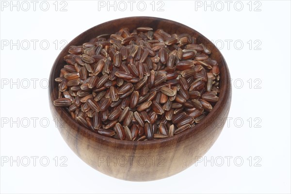 Red rice, Camargue rice from France, rice variety with a red bran layer, usually offered as brown