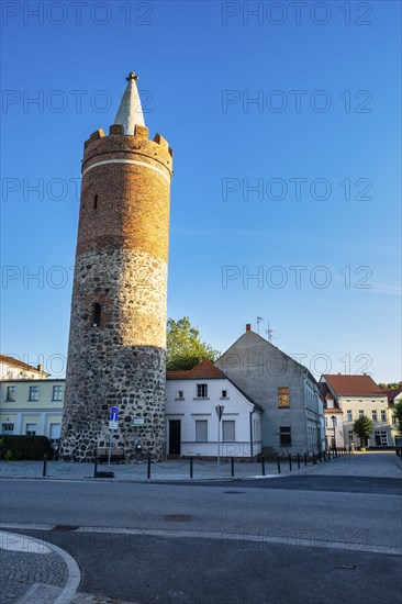 Wehrturm am Dammtor, Jüterbog, Brandenburg, Germany, Europe