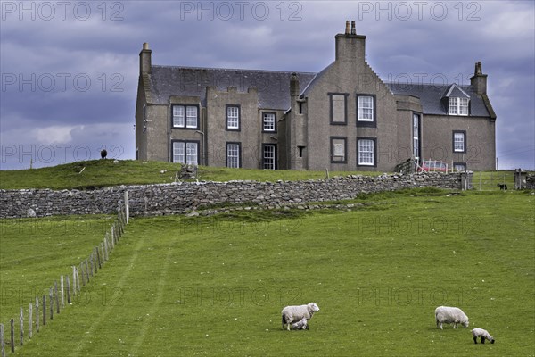 Lunna House, 17th-century laird's house and base of the wartime Shetland Bus operation on Lunna