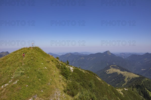 Mountain landscape, summit massif of the Regenspitz, Osterhorn group, Salzkammergut, province of