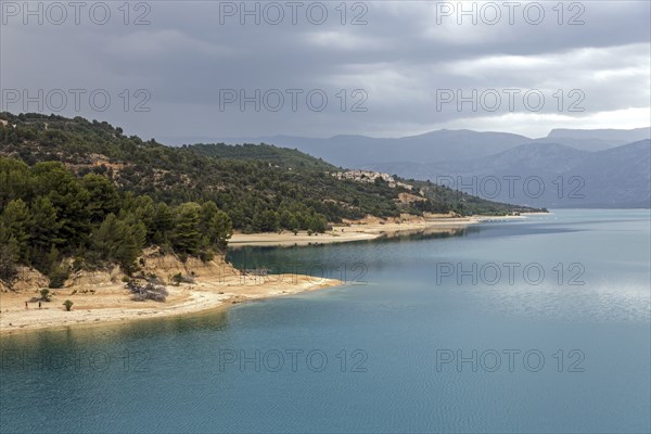 Lac de Sainte-Croix, back Sainte Croix du Verdon, Provence-Alpes-Côte d'Azur, Provence, France,