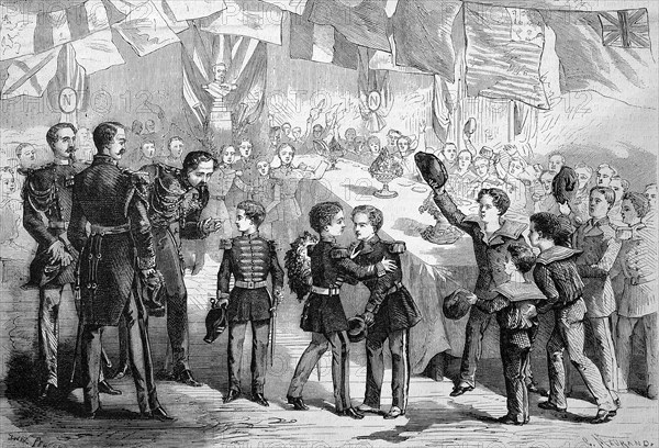 Journey of the Imperial Prince Crown Prince Napoleon Eugene Louis Jean Joseph Bonaparte (16 March