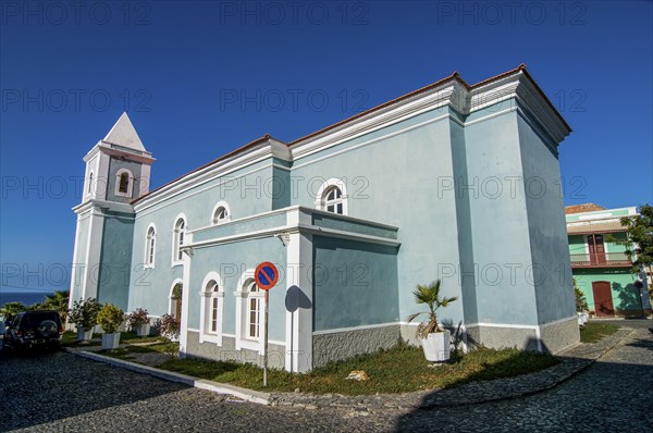 Bright church. San Felipe. Vulcano Fogo. Fogo. Cabo Verde. Africa