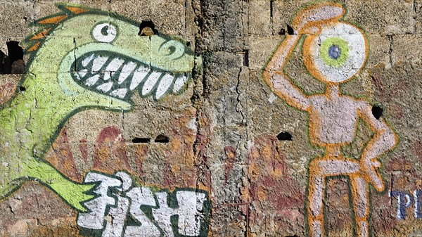 Graffiti, Etna National Park, Etna, Volcano, Eastern Sicily, Sicily, Itali