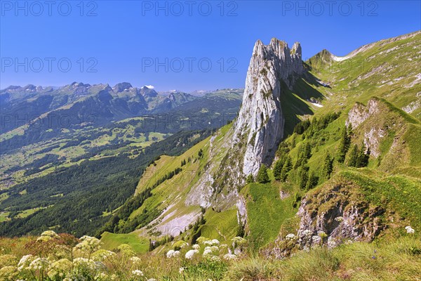 Kreuzberge, Chrüzberg, in the Alpstein, Appenzell Alps, Canton St. Gallen, Switzerland, Europe