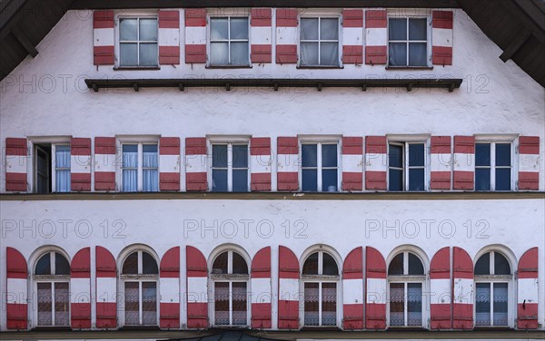 Façade of the Bären Brewery Inn, Nesselwang (Ostallgäu), Bavaria, Germany, Europe