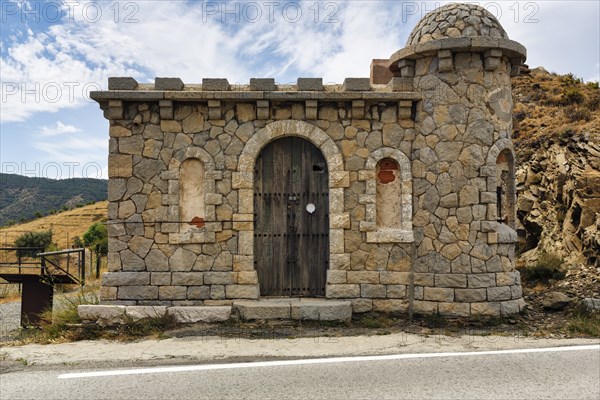 Border house on the coastal road from Portbou to Cerbère, border crossing, Monument a l'Exili