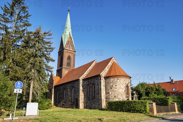 Wahlsdorf village church, Dahme Mark, Brandenburg, Germany, Europe