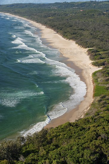 Coastline, beach, sea, ocean, pacific, holiday, travel, nice weather, sun, Byron bay, Queensland,