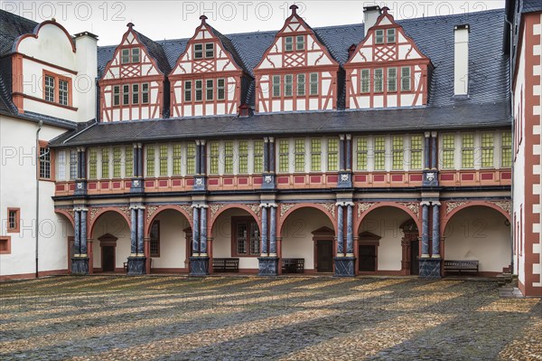 Weilburg Castle is one of the most important baroque palaces in Hesse, Germany, Europe
