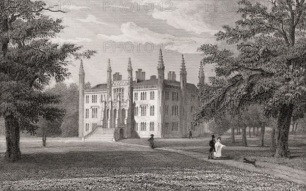Ross Priory, Gartocharn, West Dunbartonshire, Scotland, 19th century, from Modern Athens by Th. H.
