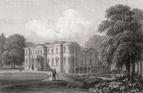 Mount Melville, Fife, Scotland, 19th century, from Modern Athens by Th. H. Shepherd