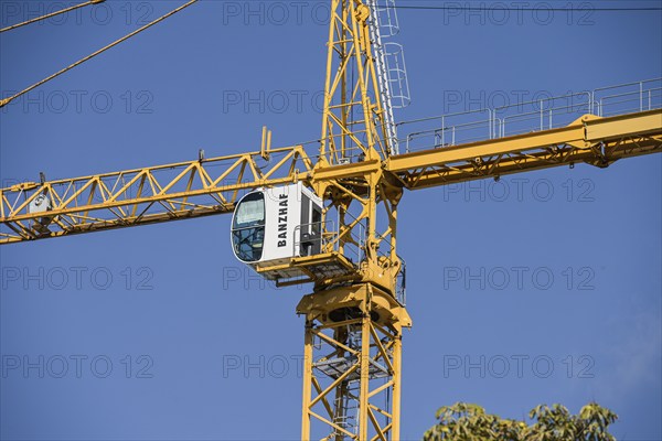 Construction crane from Banzhaf, Berlin, Germany, Europe