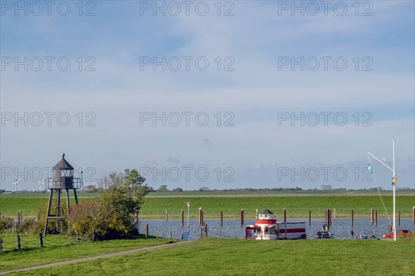 Dangast pier light (old Wilhelmshaven light), the pier light used to stand on the pier of the