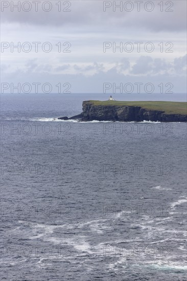 Cliff, at the back of the Brough of Birsay, Mainland Orkney, Scotland, Great Britain