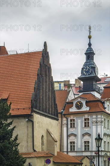 Old New Synagogue and Jewish Town Hall, Prague, Czech republic