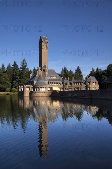 Hunting lodge Sint-Hubertus near the Dutch village Otterlo in the nature reserve National Park De